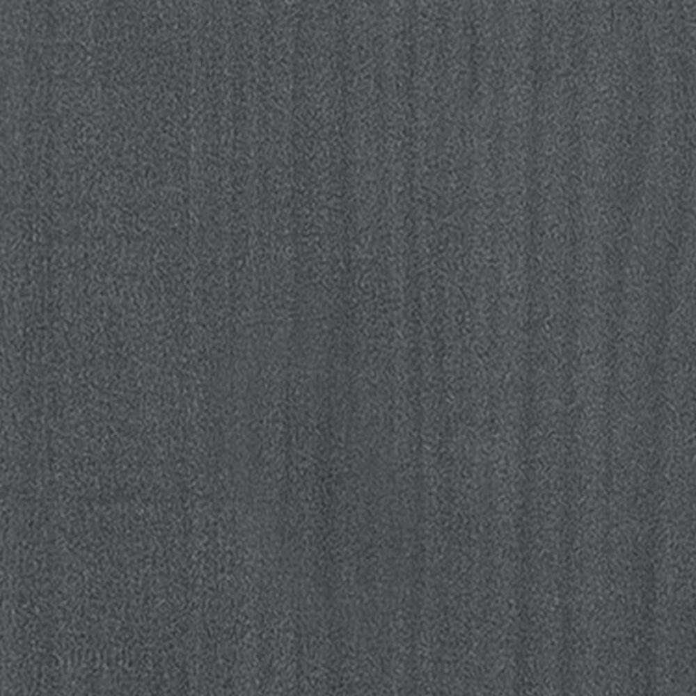 Beistellschrank Grau 180x36x65 cm Massivholz Kiefer Bild 1