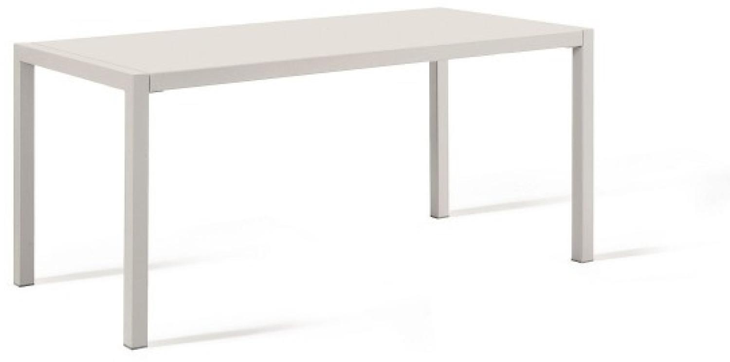 Tisch Quatris 160x80x75 cm perlweiß Bild 1