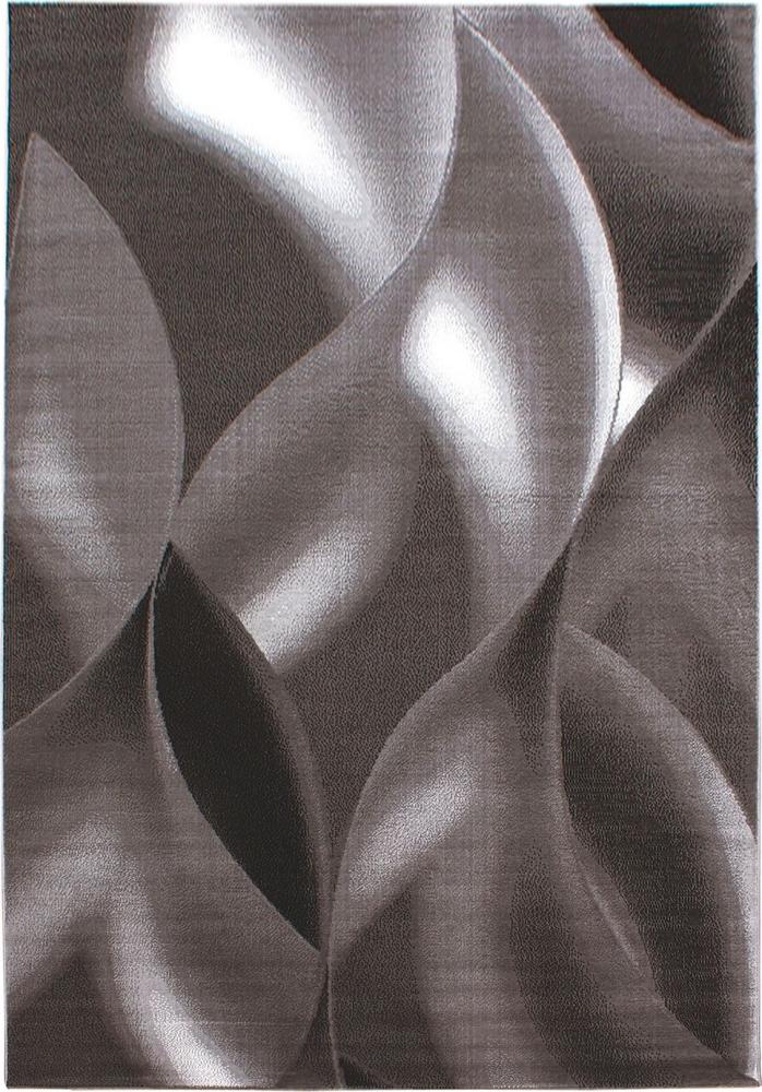 Kurzflor Teppich Pago rechteckig - 160x230 cm - Braun Bild 1