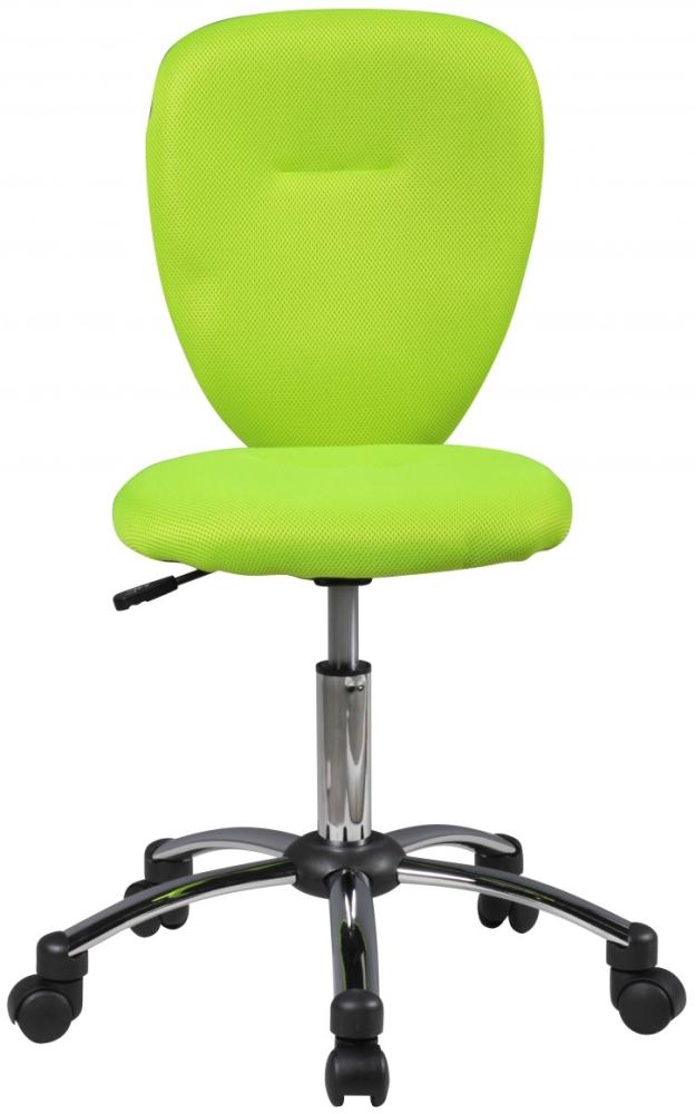 KADIMA DESIGN Kinder-Drehstuhl - ergonomisches und strapazierfähiges Sitzmöbel für optimales Lernen. Farbe: Grün Bild 1