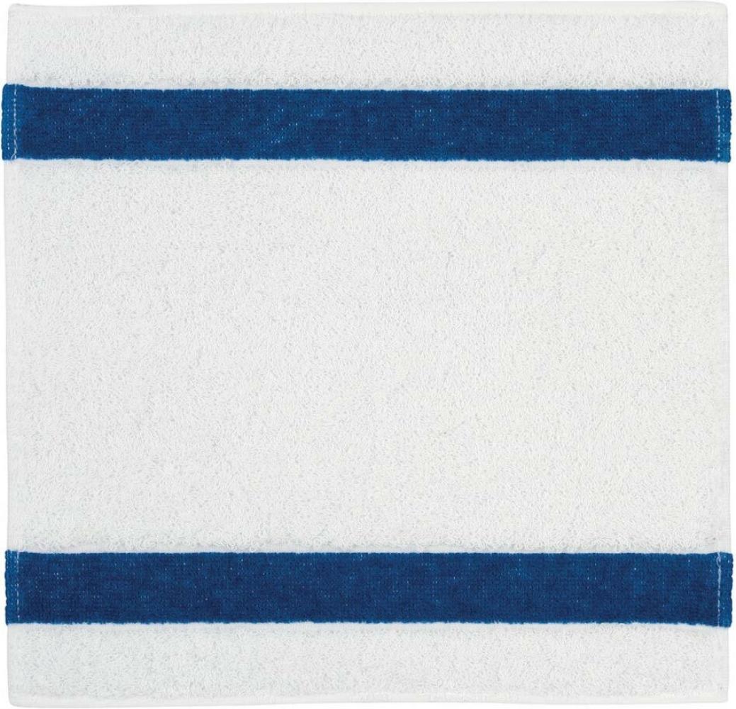 Feiler Handtücher Exclusiv mit Chenillebordüre | Seiftuch 30x30 cm | keramblau Bild 1