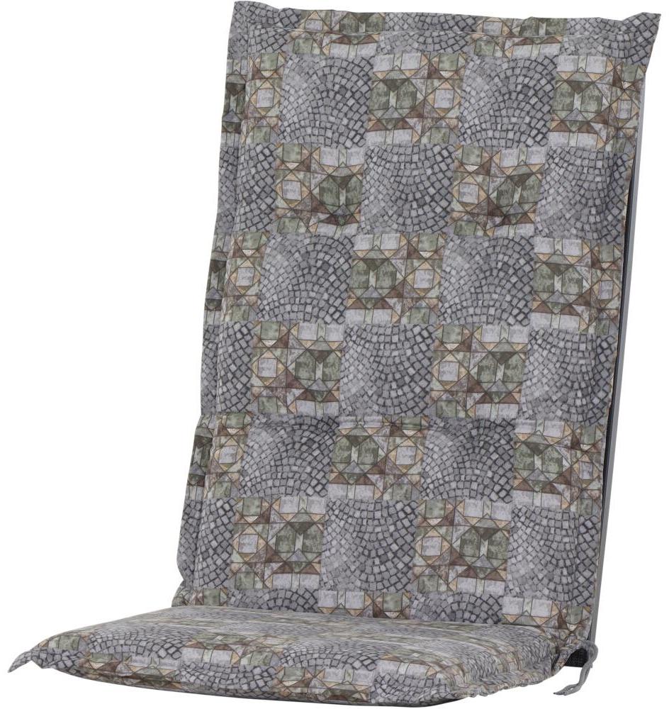 SIENA GARDEN MIRAGE Sesselauflage Dessin Mosaik grün, 50% Baumwolle/50% Polyester Bild 1