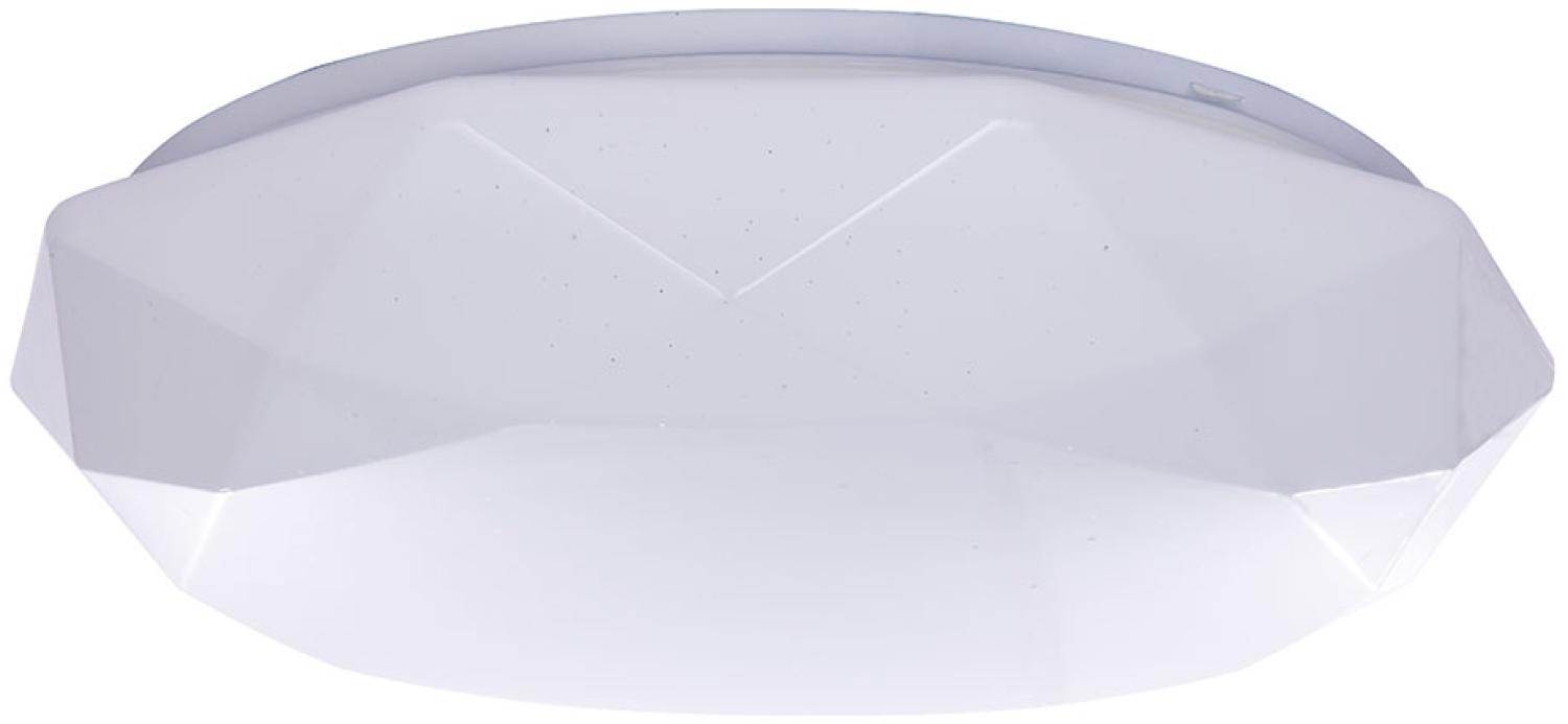 LED Deckenleuchte, rund opal weiß, D 39 cm Bild 1