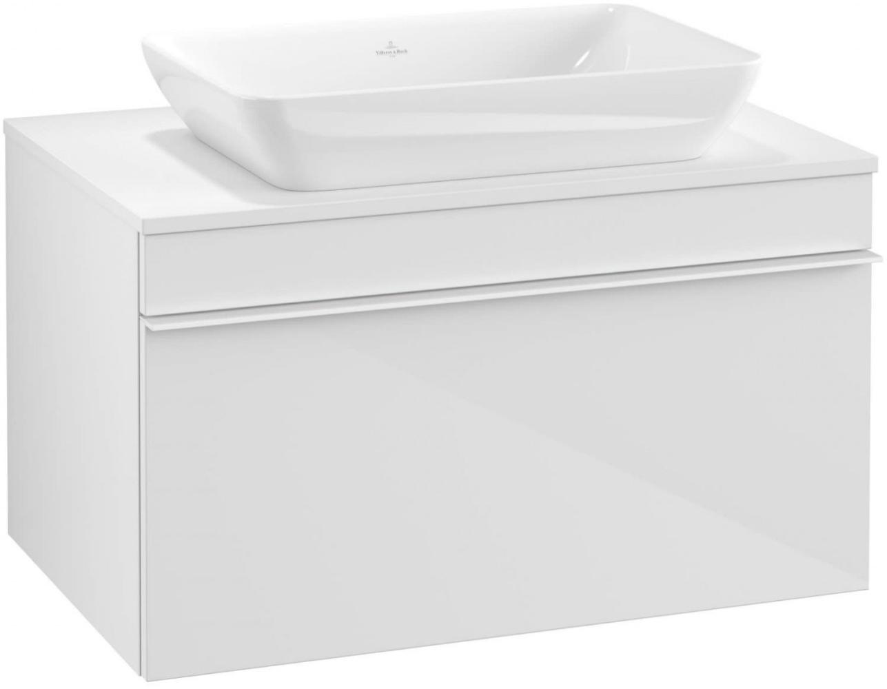Villeroy & Boch VENTICELLO Waschtischunterschrank 75 cm breit, Weiß, Griff Weiß Bild 1