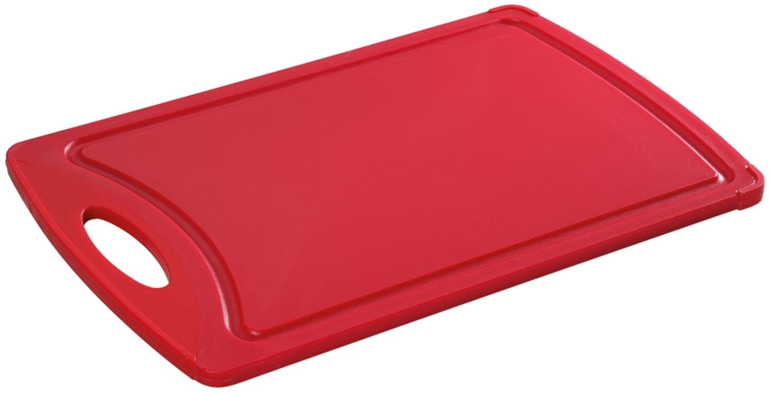 Zassenhaus Easy Cut Schneidbrett 38x25 cm rot Bild 1