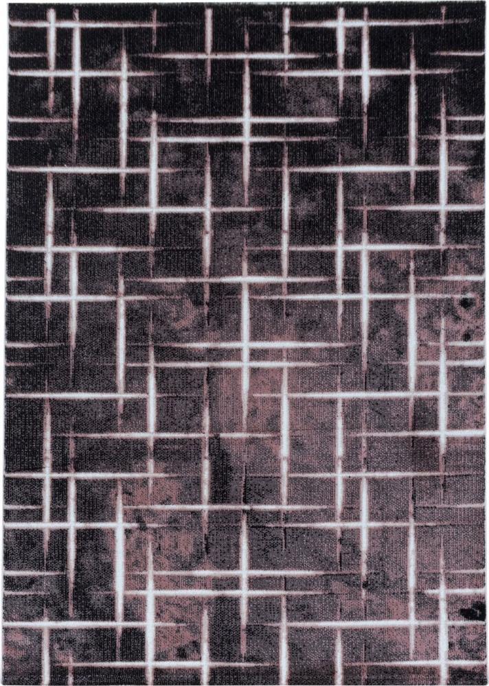 Kurzflor Teppich Clara rechteckig - 160x230 cm - Pink Bild 1