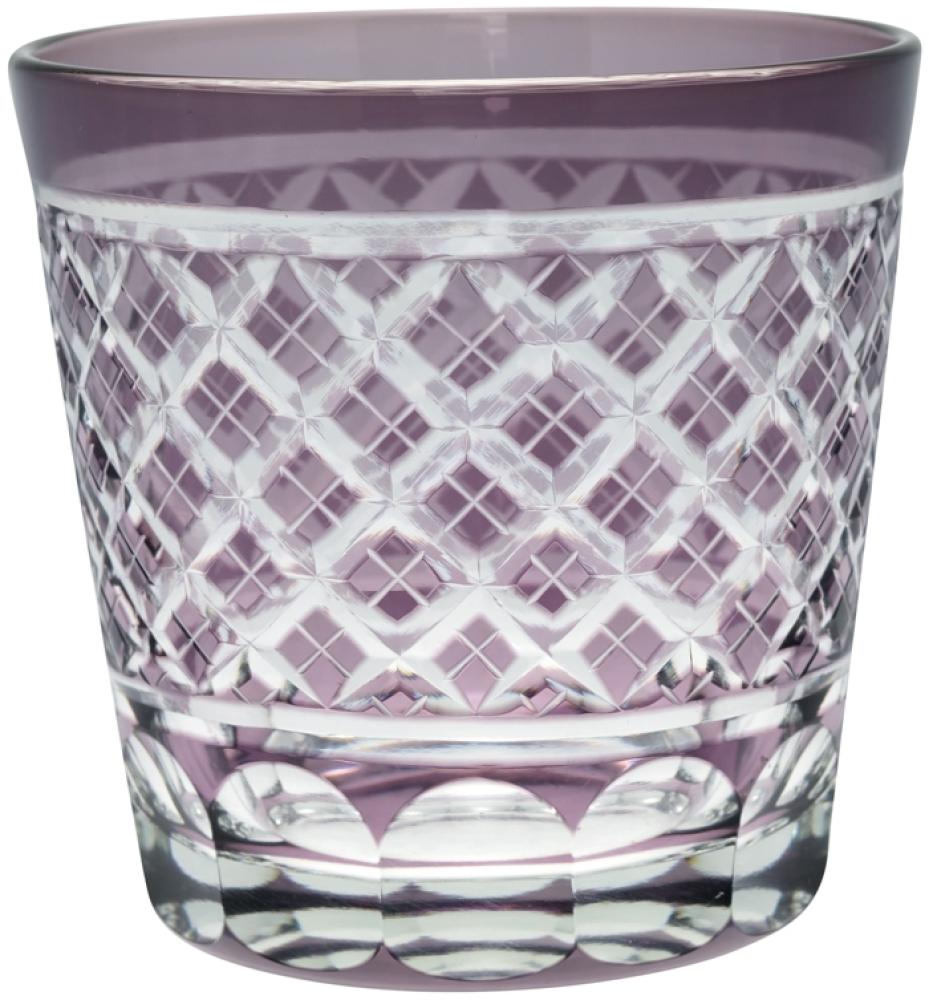 Greengate Wasserglas Cross lavendar crystal medium Bild 1