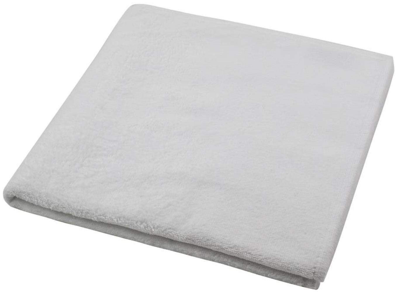 Duschtuch 70x140 cm weiß Baumwolle Polyester Hotel Qualität Bild 1