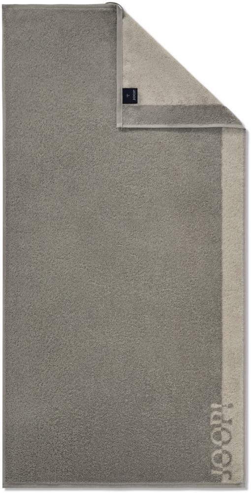 Joop! Duschtuch Badetuch 80x150 Tone doubleface 1689-77 platin grau Bild 1