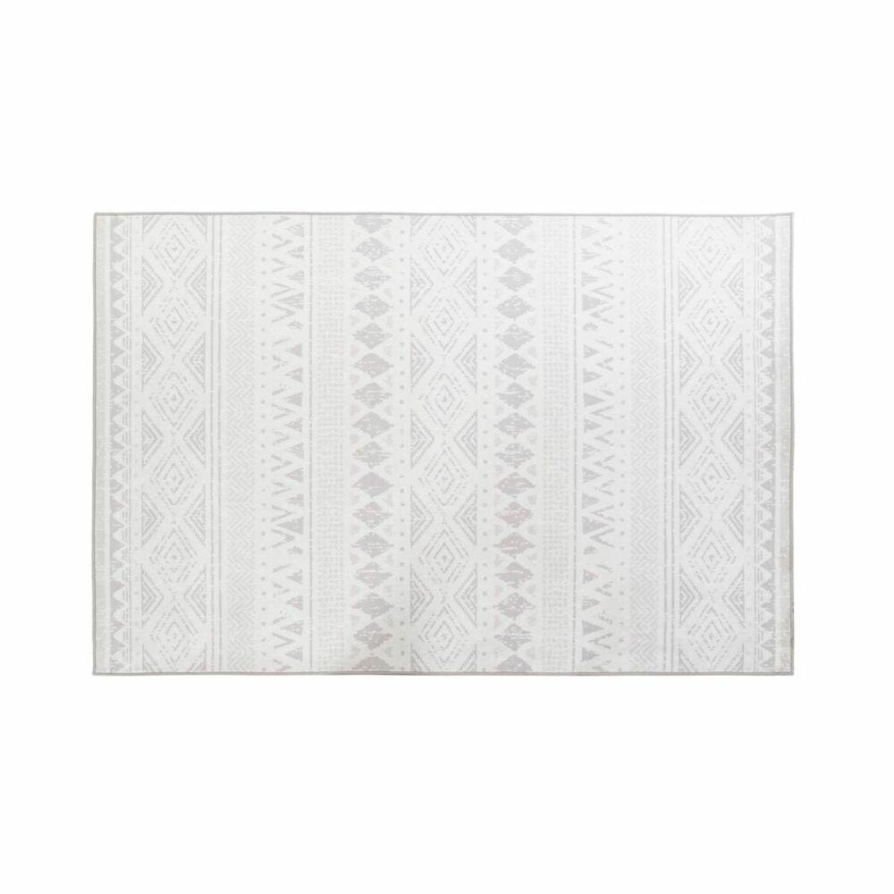 Teppich DKD Home Decor Grau Weiß Ikat (120 x 180 x 0,4 cm) Bild 1