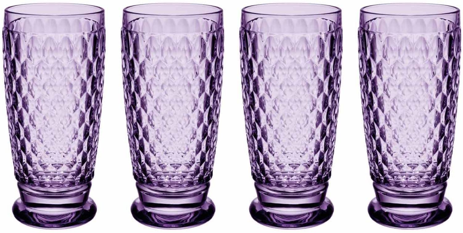 Villeroy & Boch Boston Coloured Longdrinkglas 400 ml Lavender 4er Set - A Bild 1