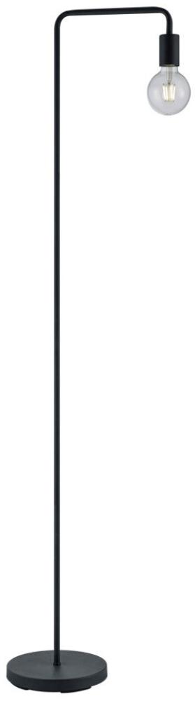 Minimalistische Retro Stehleuchte DIALLO, schwarz matt Bild 1