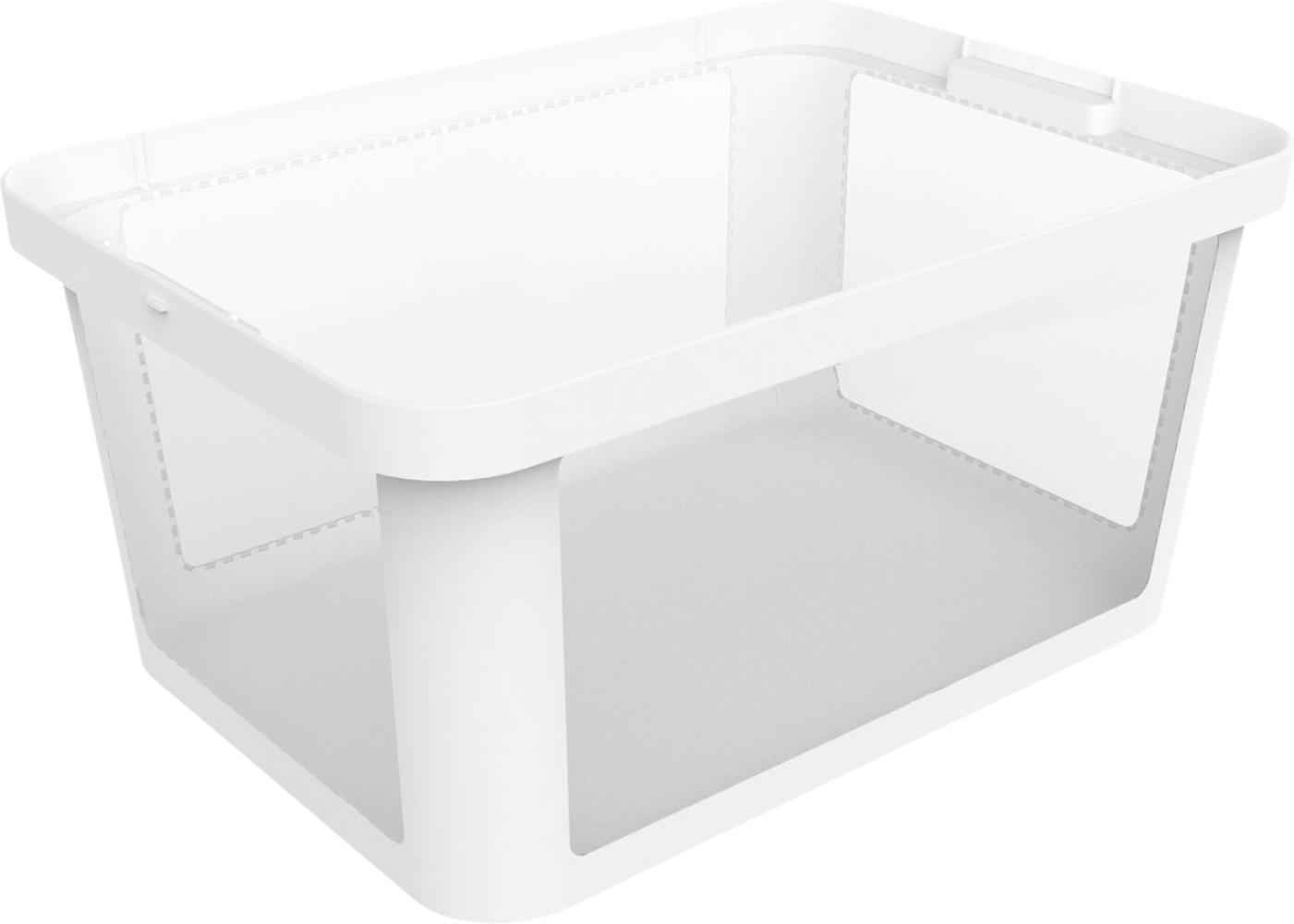 Rotho Aufbewahrungsbox Albris 45 L weiß 55,5 x 39 x 26,5 cm Bild 1