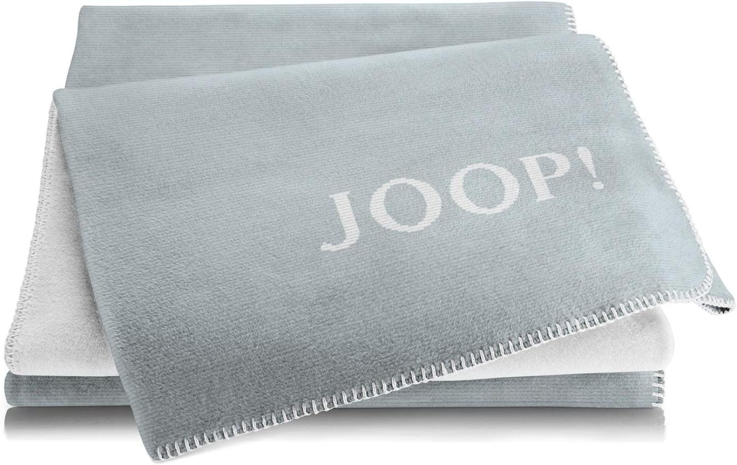 Joop! Wohndecke Melange - Doubleface bleu/Silber 150x200 Bild 1