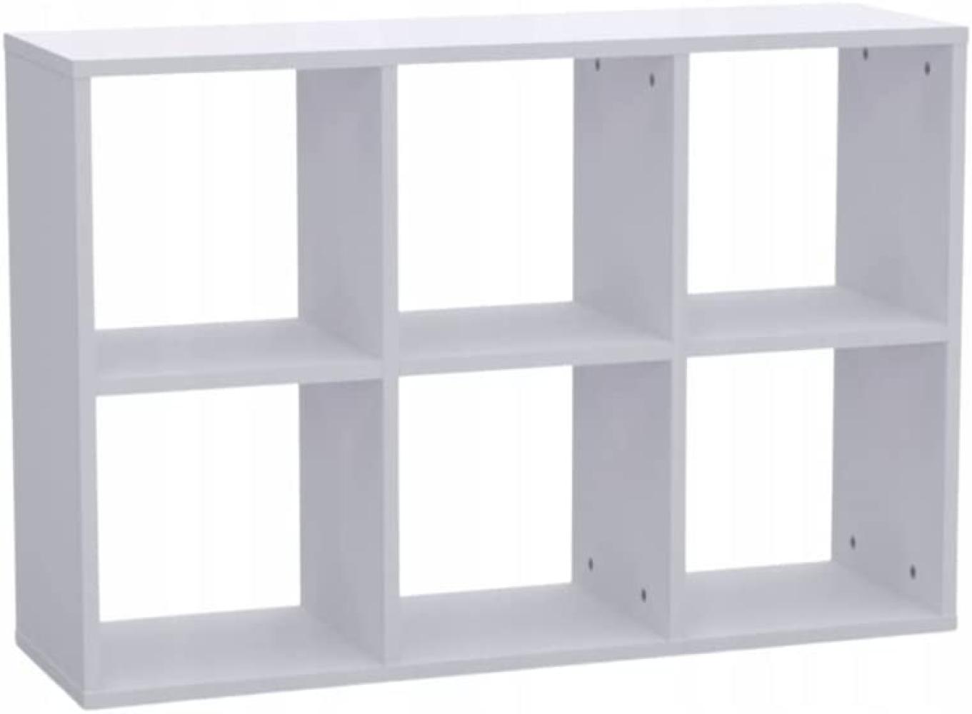 Kallax Regal 2x3 - Bücherregal 100 x 67,4 cm - Raumteiler Regal - Würfelregal für Wohnzimmerund Büro - Regal Würfel mit 6 Fächern - Aufbewahrung Regal Bild 1