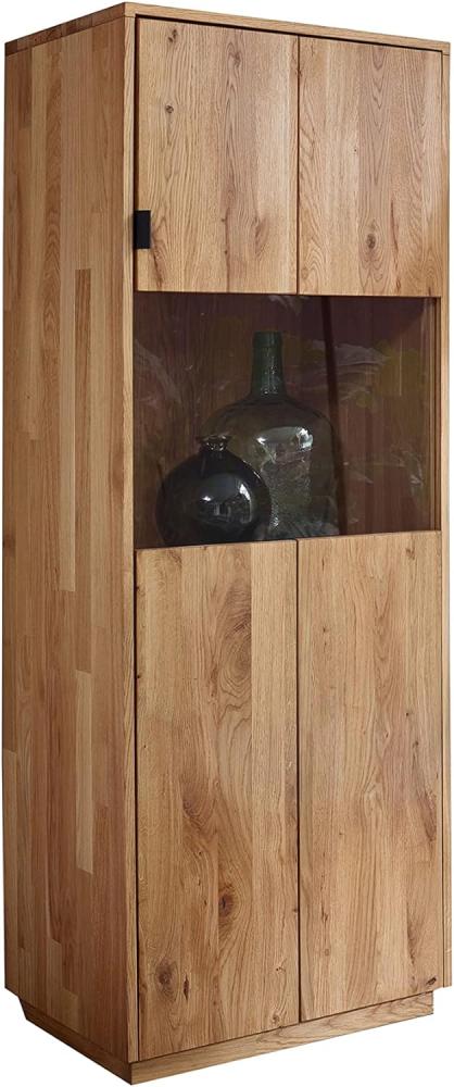 Woodroom Siona Highboard, Eiche massiv geölt, BxHxT 50x140x40 cm Bild 1