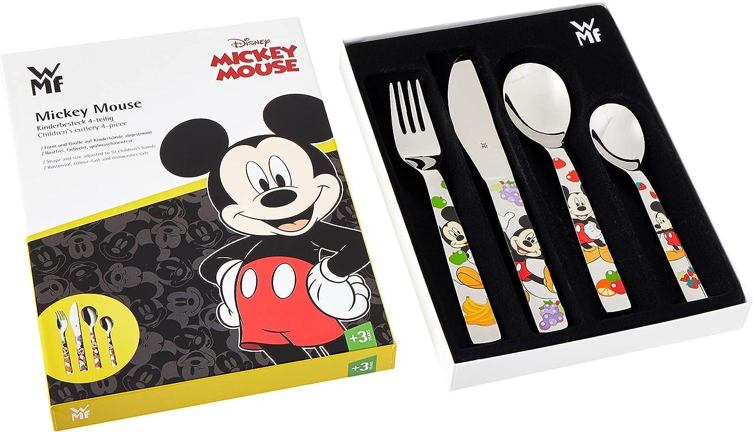 WMF Kinderbesteck-Set 4-tlg. Mickey Mouse Bild 1
