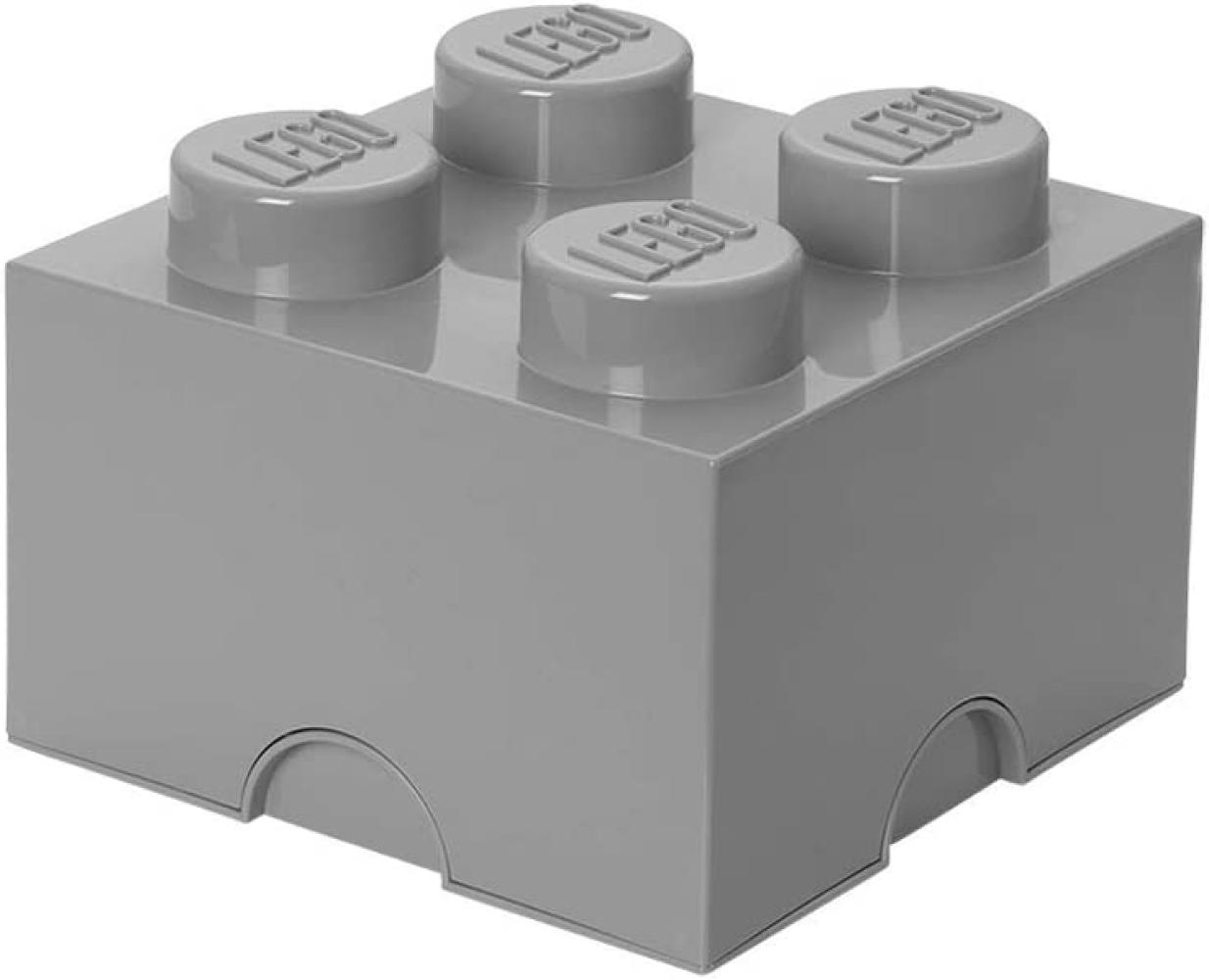 Lego 'Storage Brick 4' Aufbewahrungsbox grau Bild 1
