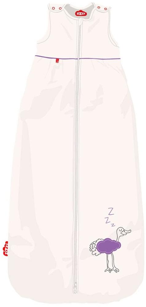 4 Jahreszeiten Kinderschlafsack in 3 Größen & vielen süßen Designs - Atmungsaktiver Schlafsack für einen erholsamen Schlaf mit Zizzz (110cm (24-48 M), Bird) Bild 1