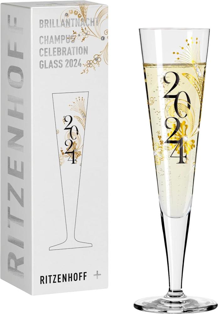 Ritzenhoff 1079014 BRILLANTNACHT Champus Jahrgangsglas 2024 A. Vasconcelos / Celebration Champagnerglas Bild 1