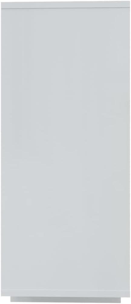 vidaXL Sideboard Hochglanz-Weiß 120x30x75 cm Spanplatte Bild 1