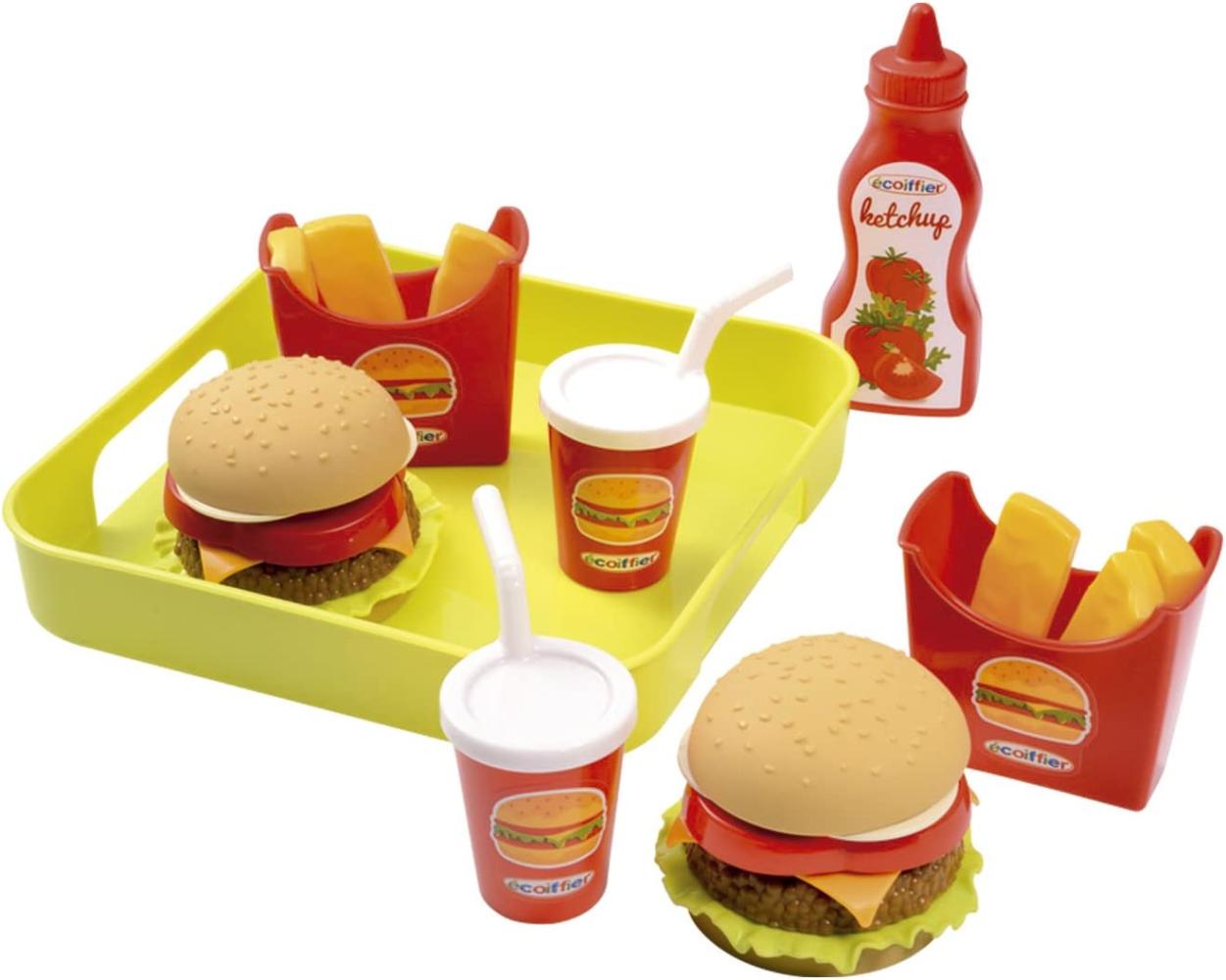 Ecoiffier 957 - Hamburger Set mit Tablett Bild 1