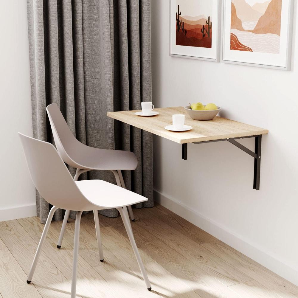 mikon 80x60 | Wandklapptisch Klapptisch Wandtisch Küchentisch Schreibtisch Kindertisch | Sonoma Bild 1
