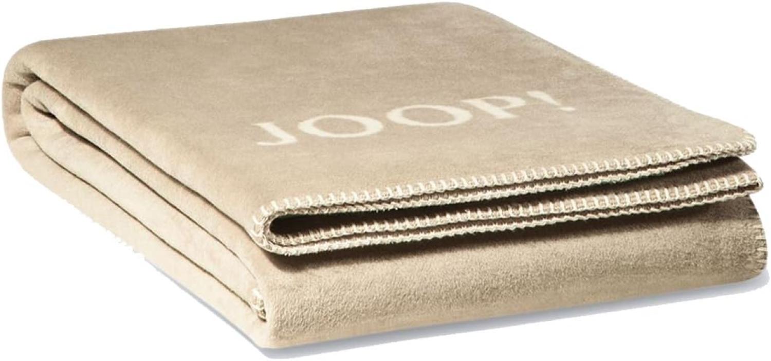 Joop 'Uni-Doubleface' Decke, Sand-Pergament, 150 x 200 cm Bild 1
