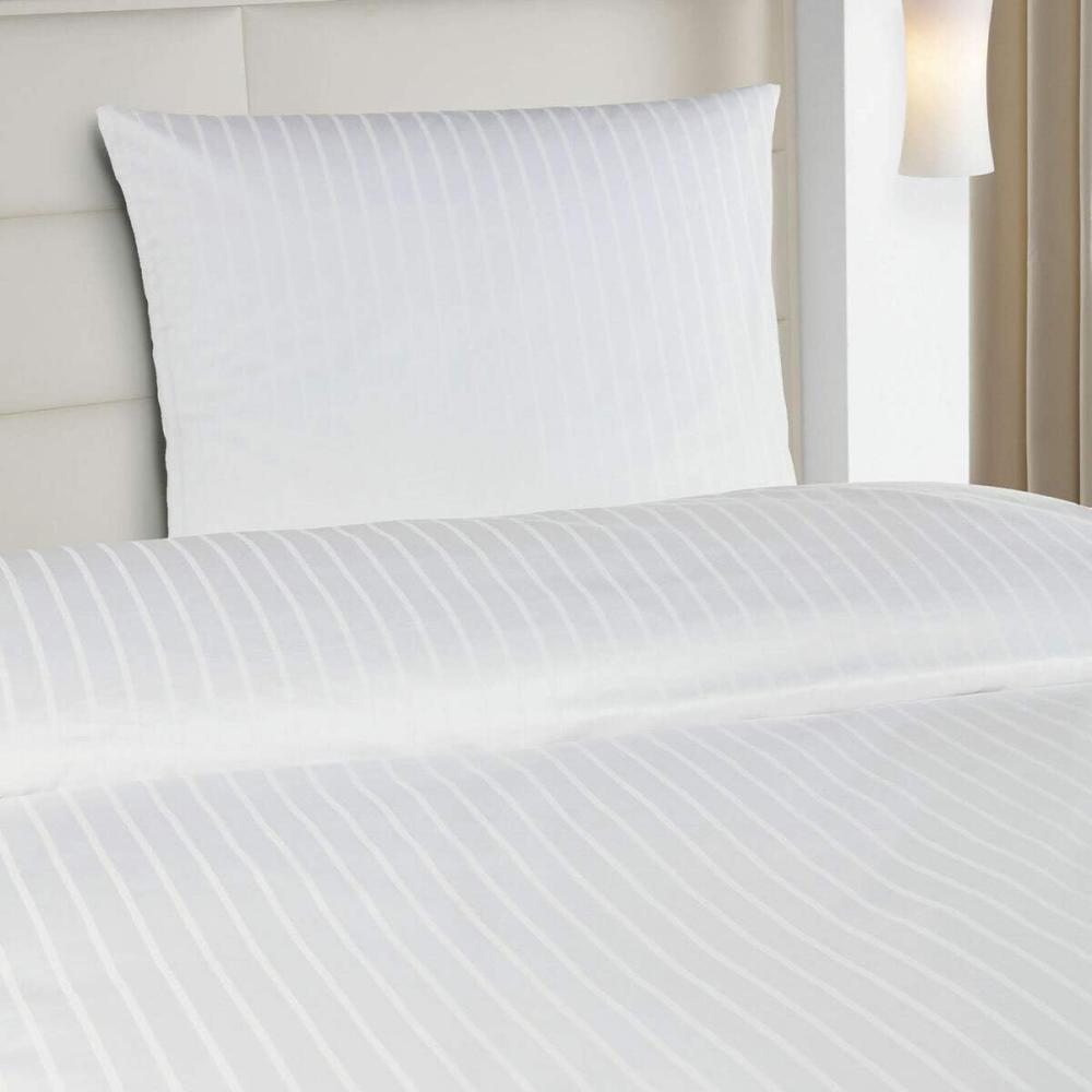 BettwarenShop Hotelbettwäsche Viola | Kissenbezug einzeln 80x80 cm | weiss Bild 1