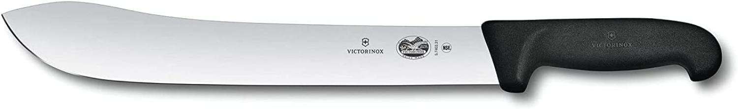 Victorinox Küchenmesser Schlachtmesser Fibrox schwarz Länge: 31 cm, 5. 7403. 31 Bild 1