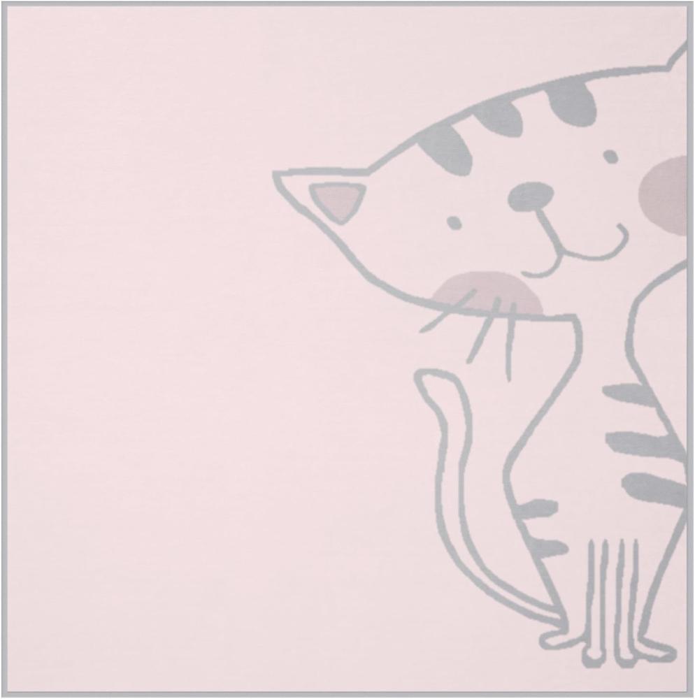 Biederlack 'Lovely & Sweet Kitty Rose' Babydecke Größe 75x100 cm Bild 1