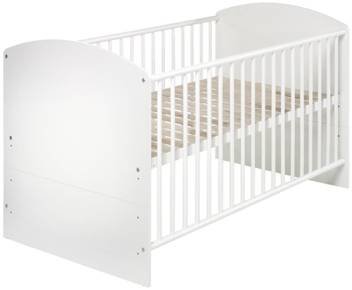 Schardt 'Classic White' Kombi-Kinderbett 70x140 cm weiß Bild 1