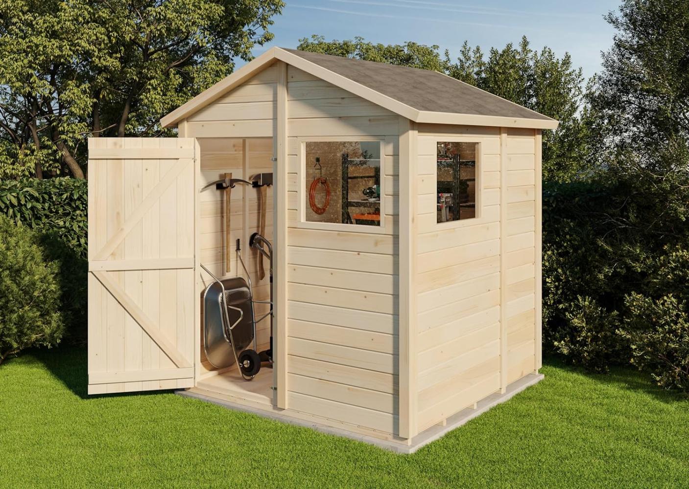 Storehaus Gerätehaus Stefanie Gerätehaus aus Holz Geräteschrank mit 12 mm Wandstärke Gartenhaus Bild 1