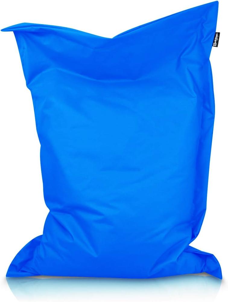 BuBiBag XXL Sitzsack, Outdoor Sitzsäcke für Kinder und Erwachsene, Bodenkissen Beanbag Fatboy wetterfest (Königsblau 100x70cm) Bild 1