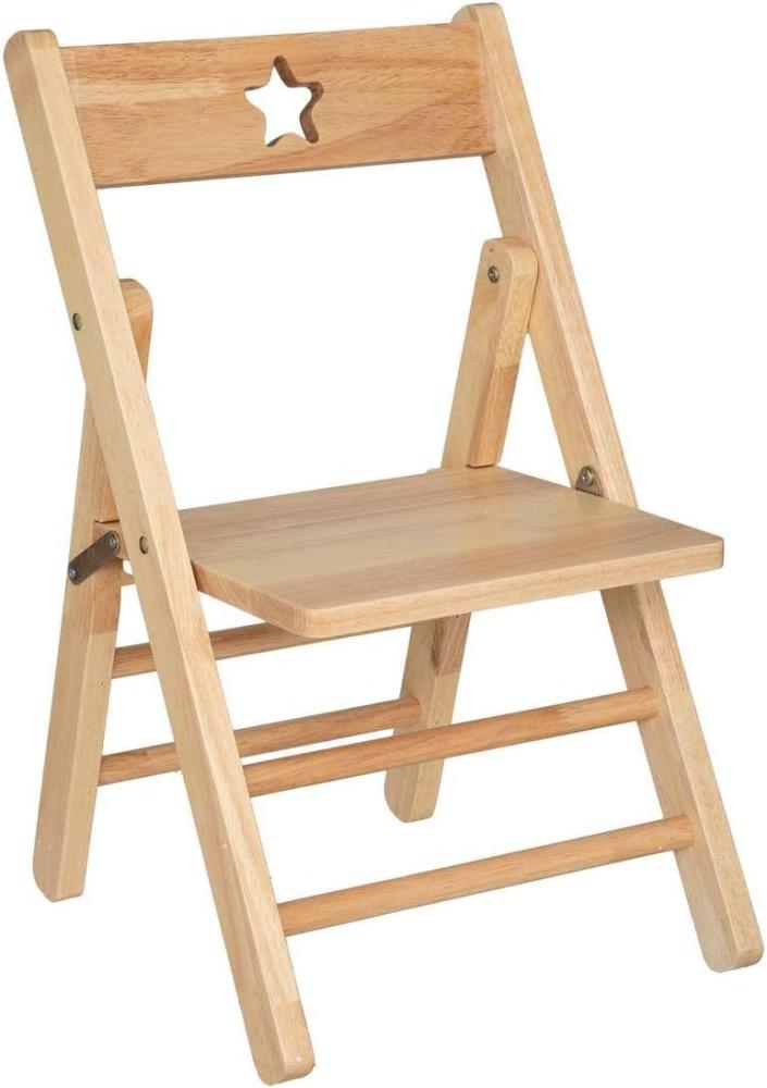 Kinderstuhl aus Holz STAR, klappbar Bild 1
