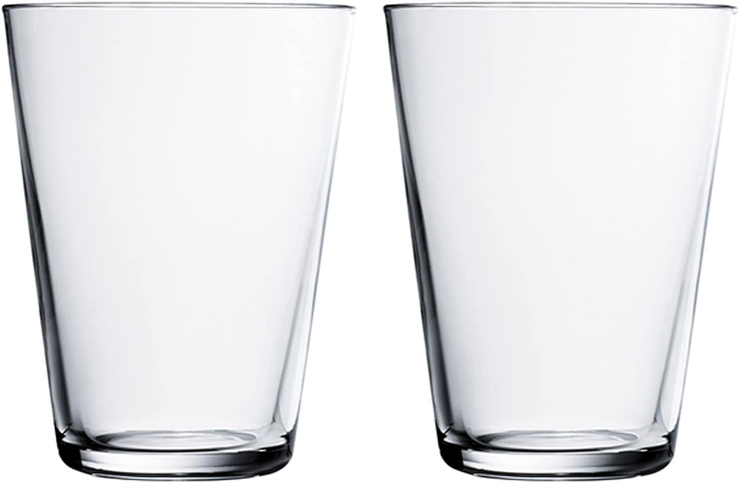 Glas - 400 ml - Klar - 2 Stück Kartio Iittala Wasserglas, Spülmaschinenfest Bild 1