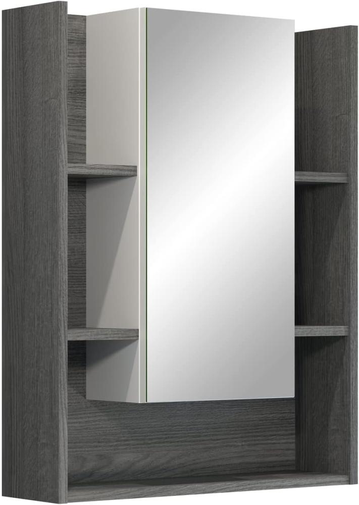 Badezimmerspiegelschrank >Daily< in Weiß Hochglanz - 60x77x18 (BxHxT) Bild 1