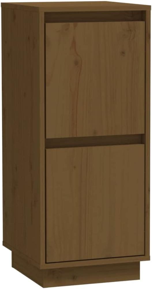 Sideboard Honigbraun 31,5x34x75 cm Massivholz Kiefer [813386] Bild 1