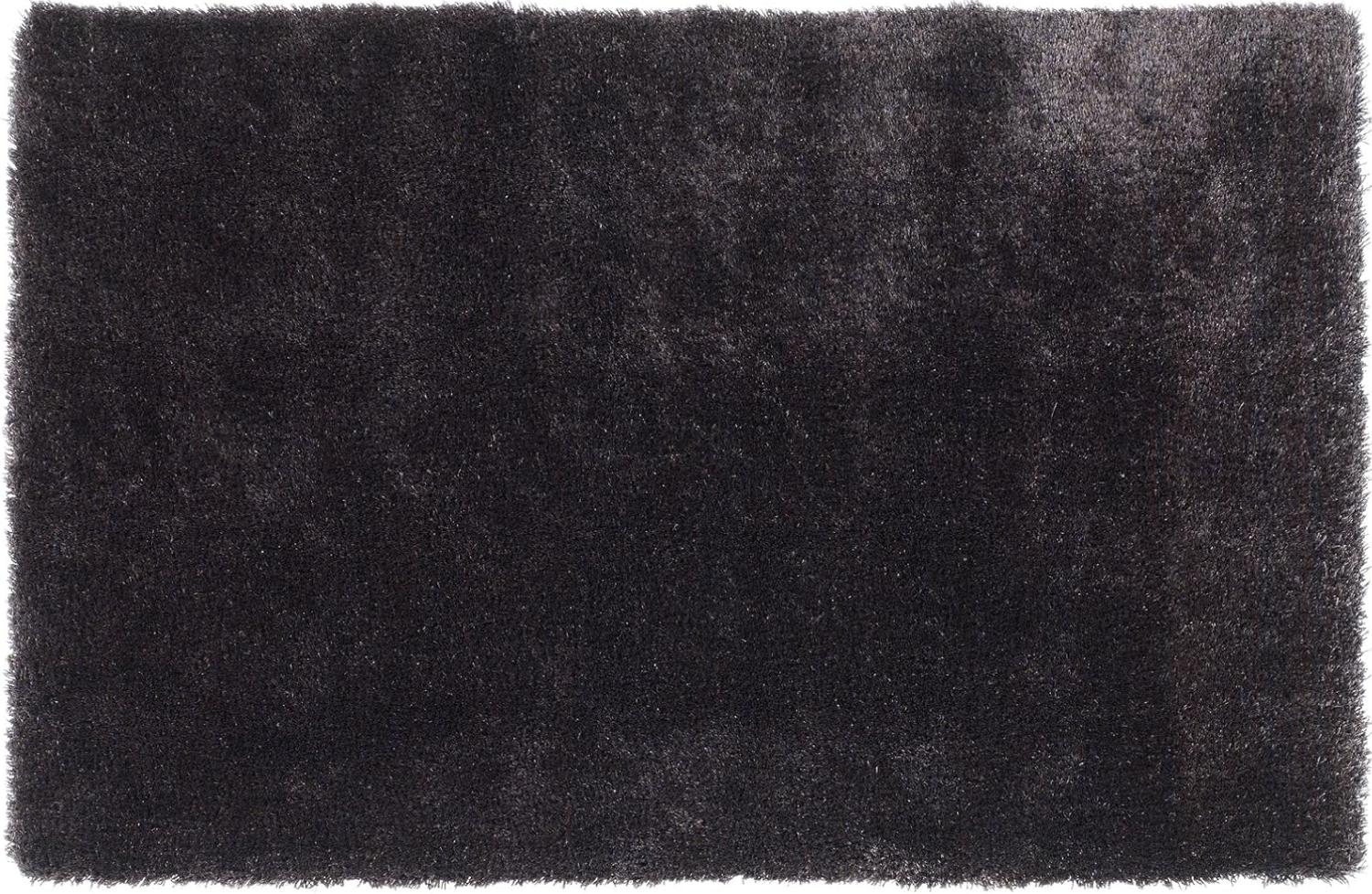 Teppich- Shaggy Hochflor Teppich ideal für alle Räume Schwarz, 230 x 160 cm Bild 1