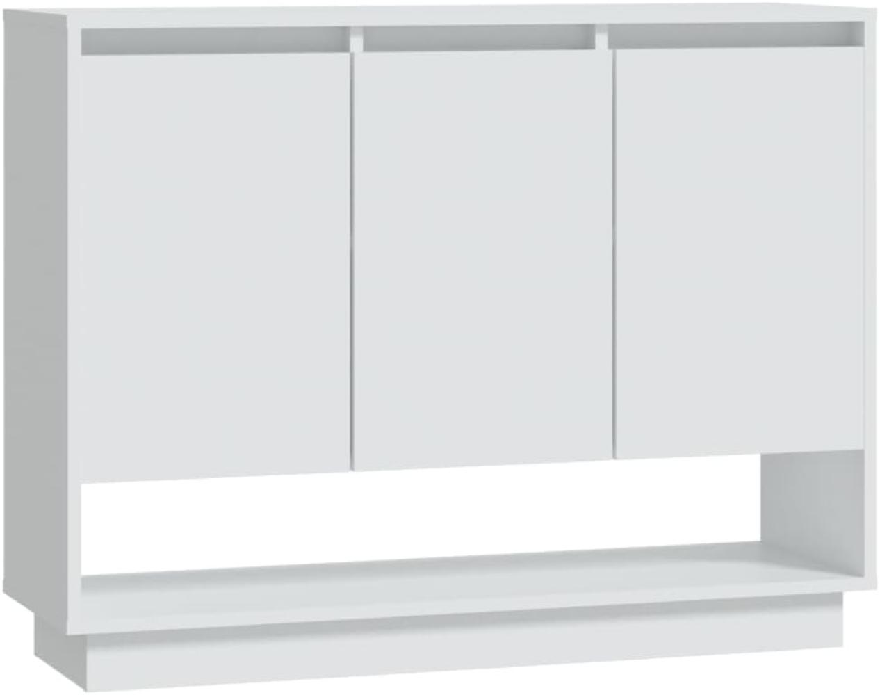 Sideboard Weiß 97x31x75 cm Holzwerkstoff Bild 1