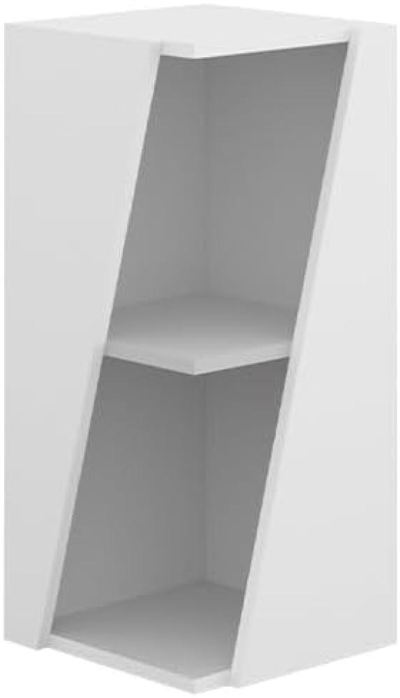 Vicco Badregal Benno, 31,6 x 70,5 cm, Weiß, 3 Ablagen, schmal, modern, Badezimmer Bild 1