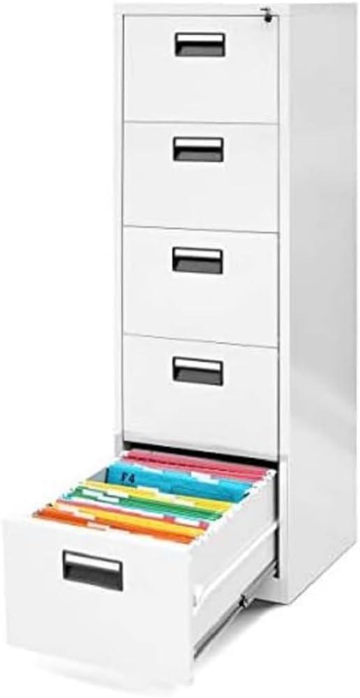 Aktenschrank Büroschrank Stahlschrank weiß 162x46x62 Bild 1