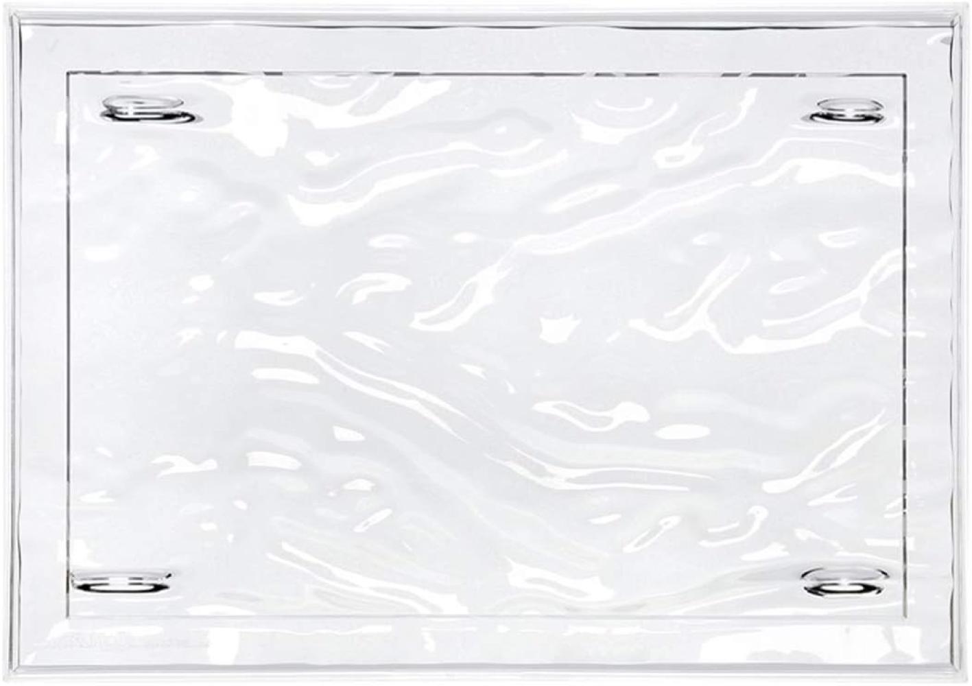 Kartell 01200B4 Dune Tablett, Plastik, Kristall, 46 x 32 x 2,5 cm Bild 1