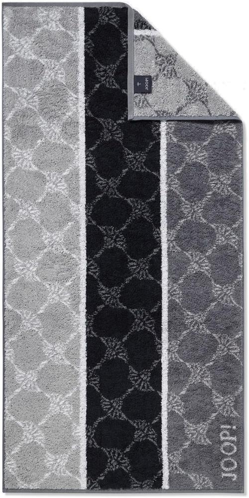 JOOP Frottier Handtücher Signature Cornflower Stripes | Duschtuch 80x150 cm | schwarz Bild 1