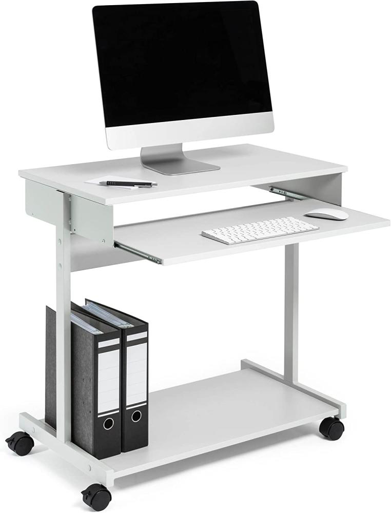 Durable PC Arbeitsstation Standard, grau, aus kratzfestem Stahl, ausziehbar, 319710 Bild 1