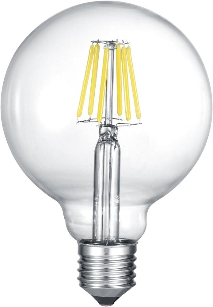 E27 Filament LED - 8 Watt, 806 Lumen, warmweiß, Ø9,5cm - 3 Stufen Dimmer Bild 1