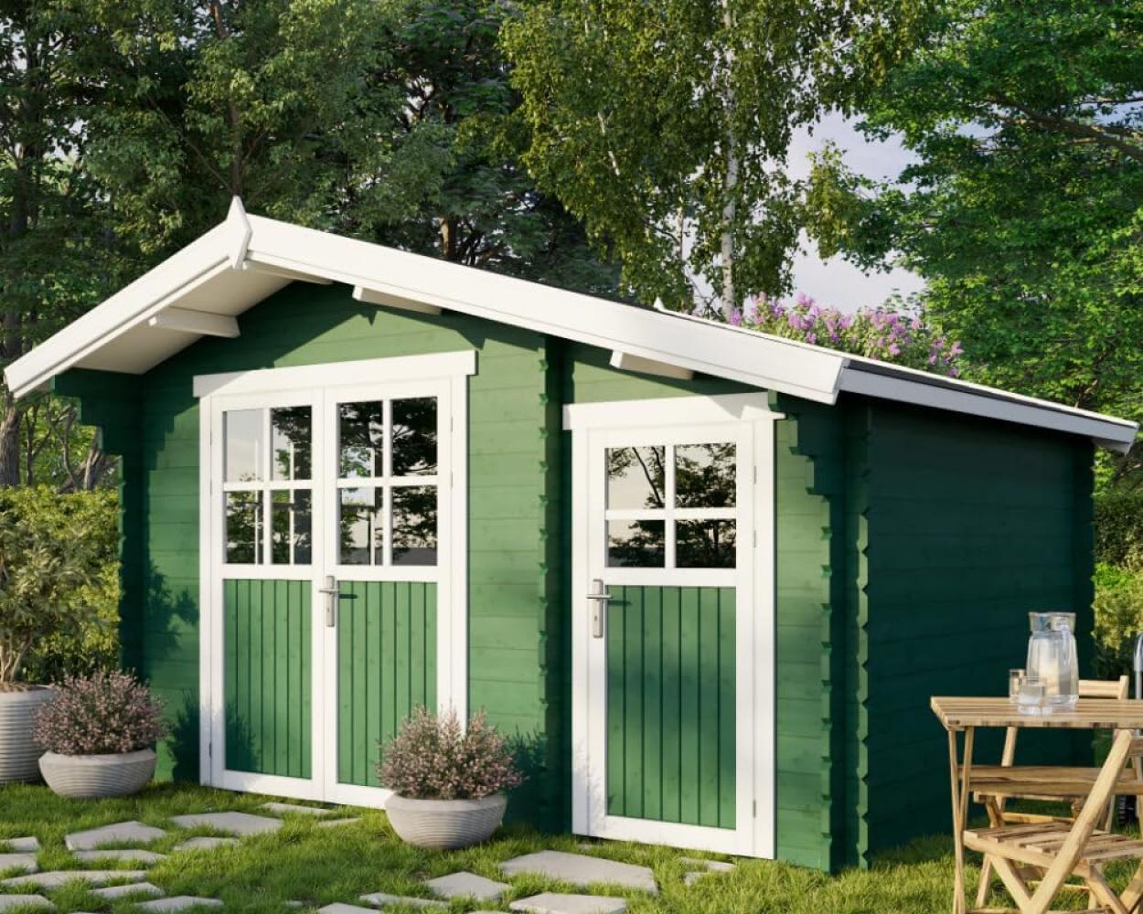 McGarden Gartenhaus Gotland 400 x 275 cm mit 2 Räumen Bild 1