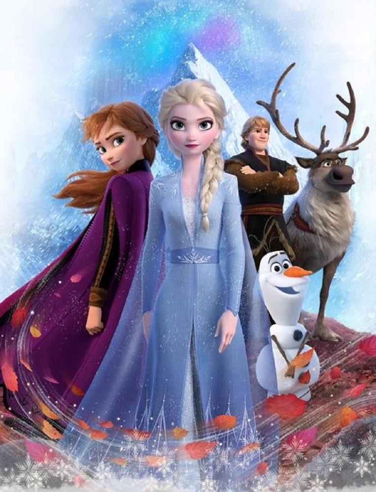 Disney Frozen Elsa Anna Kuscheldecke 130 x 170 cm Bild 1