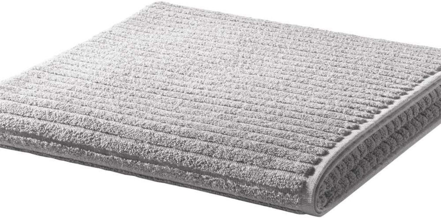 Handtuch Baumwolle Line Design - Farbe: Grau, Größe: 70x140 Bild 1