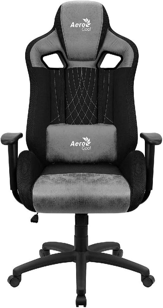 Aerocool EARL AeroSuede Gaming Stuhl - Stone Gray Bild 1